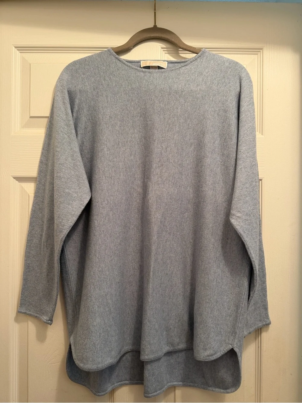 Michael Kors Heather Light Blue Crewneck Sweater